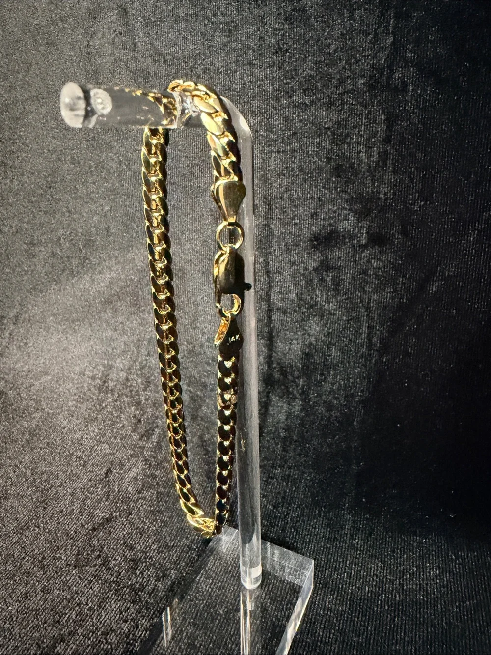Miami Cuban 8in 5MM 14k stamped gold filled bracelet w/lobster clasp. Brand new